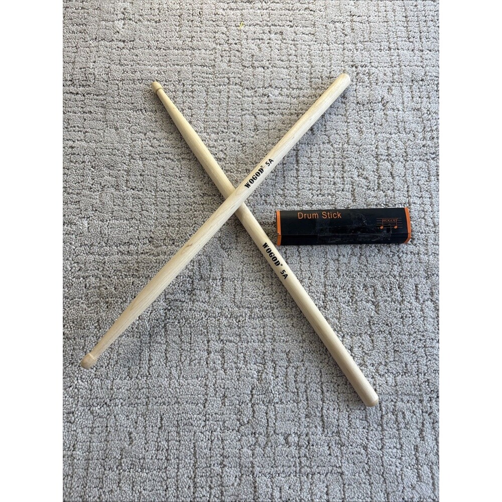 Wogod Maple Drumsticks 5A-16” New....